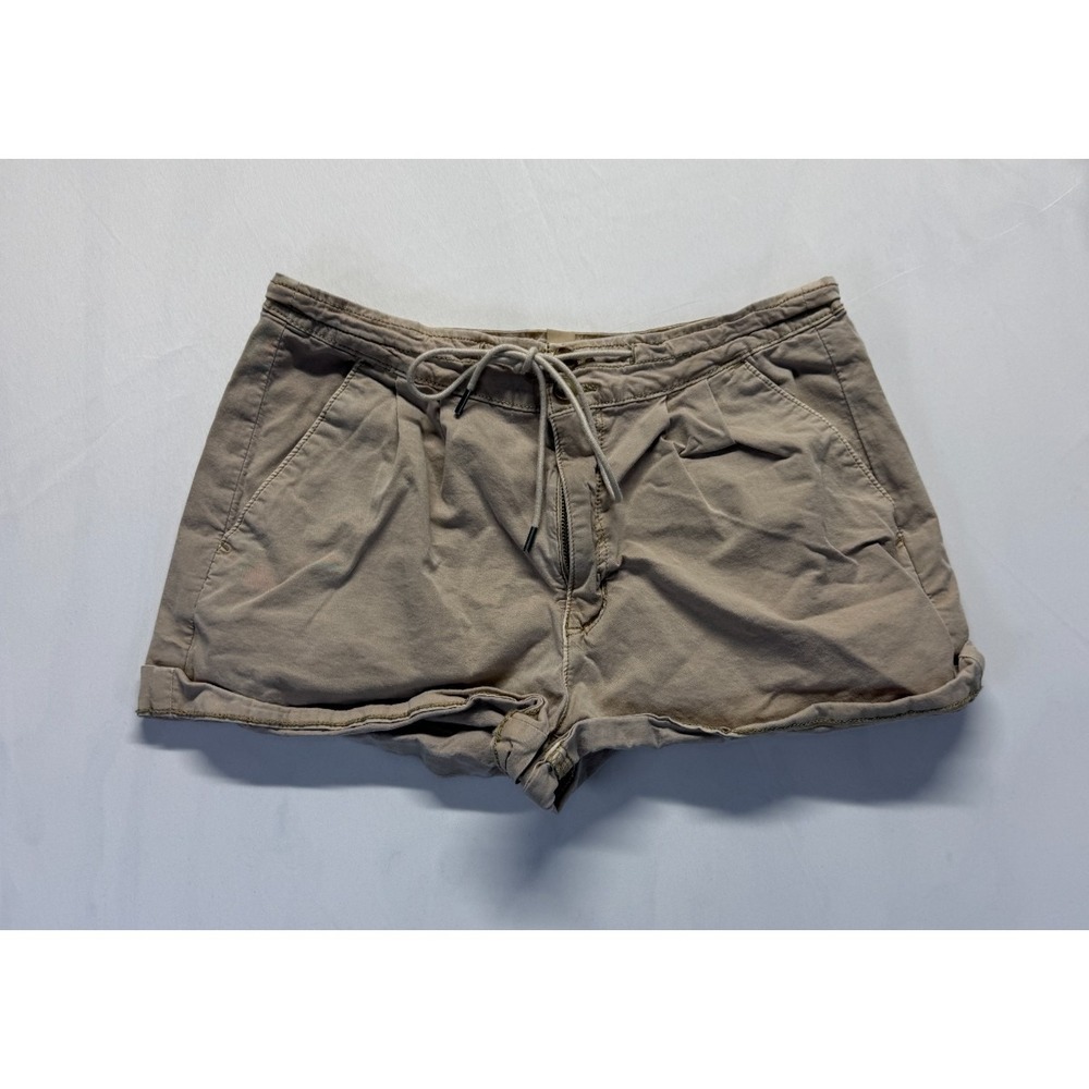 American Eagle Outfitters‎ Shorts Womens 6 Tan Cotton Drawstring Casual Wear